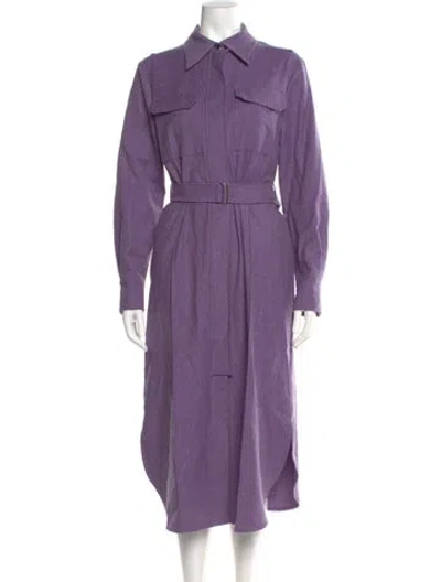 Pre-owned Beatrice B Midi Length Dress W/ Tags In Purple