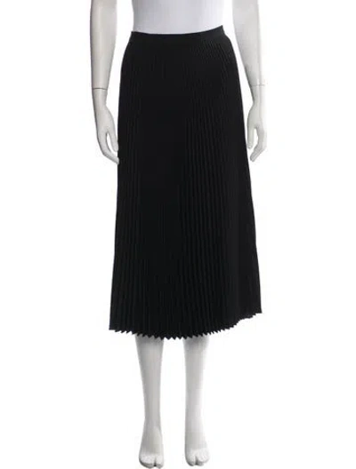 Pre-owned Beatrice B Midi Length Skirt In Black