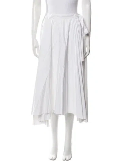 Pre-owned Beatrice B Midi Length Skirt In Gray