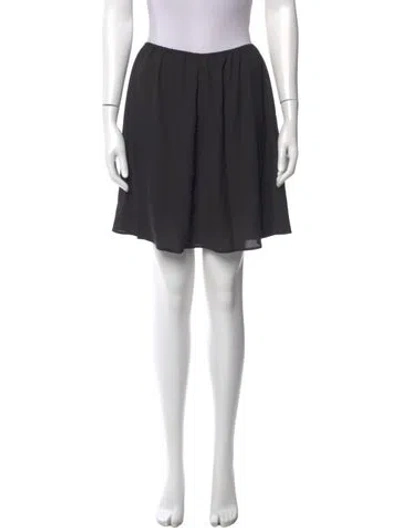 Pre-owned Beatrice B Mini Skirt In Gray