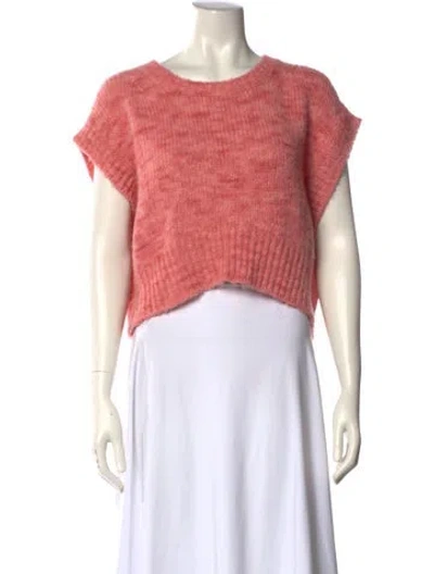 Pre-owned Beatrice B Scoop Neck Sweater In Pink