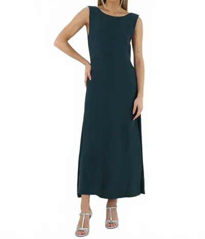 Beatrice B Sleeveless Midi Dress In Green