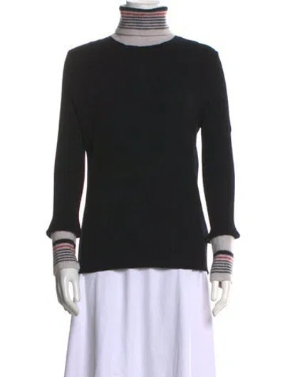 Pre-owned Beatrice B Turtleneck Sweater In Black