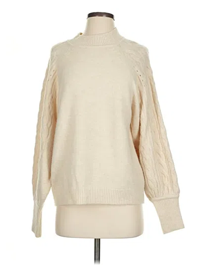 Pre-owned Beatrice B Turtleneck Sweater In Ivory