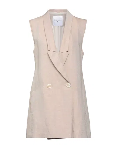 Beatrice B Beatrice.b Suit Jackets In Beige