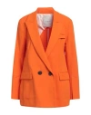 Beatrice B Beatrice .b Woman Blazer Orange Size 8 Cotton In Orange