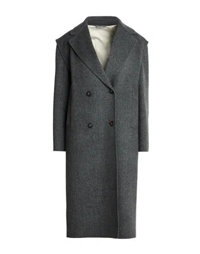 Beatrice B Beatrice .b Woman Coat Grey Size 4 Virgin Wool In Gray