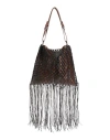 Beatrice B Beatrice .b Woman Handbag Black Size - Polyurethane, Viscose, Polyester, Cotton, Metal In Black