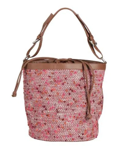 Beatrice B Beatrice .b Woman Handbag Burgundy Size - Cotton, Acrylic, Wool, Polyester, Polyamide In Red