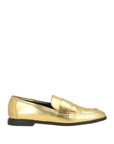 Beatrice B Beatrice .b Woman Loafers Gold Size 10 Synthetic Material
