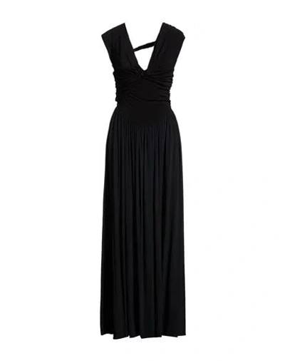 Beatrice B Beatrice .b Woman Maxi Dress Black Size 6 Acetate, Silk, Viscose