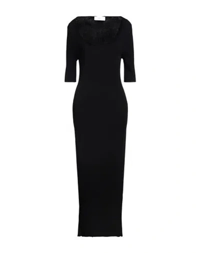 Beatrice B Beatrice .b Woman Maxi Dress Black Size 6 Viscose, Polyamide