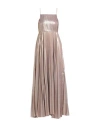 Beatrice Woman Long Dress Gold Size 10 Polyester In Gold