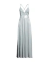 Beatrice .b Woman Maxi Dress Light Grey Size 6 Polyester, Elastane In Grey