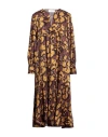 Beatrice B Beatrice .b Woman Midi Dress Cocoa Size 10 Polyester In Brown