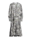 Beatrice B Beatrice .b Woman Midi Dress Light Grey Size 10 Polyester In Grey