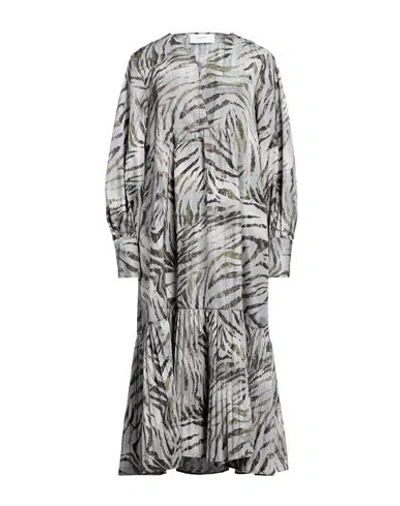 Beatrice B Beatrice .b Woman Midi Dress Light Grey Size 10 Polyester