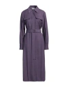 Beatrice B Beatrice .b Woman Midi Dress Purple Size 6 Virgin Wool, Polyester, Viscose, Elastane, Silk In Purple