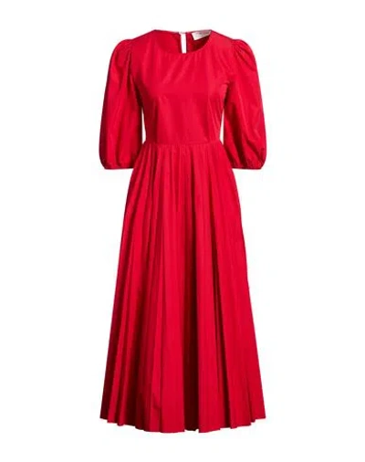 Beatrice B Beatrice .b Woman Midi Dress Red Size 0 Cotton, Polyester