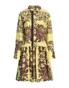 Beatrice B Beatrice .b Woman Midi Dress Yellow Size 8 Cotton