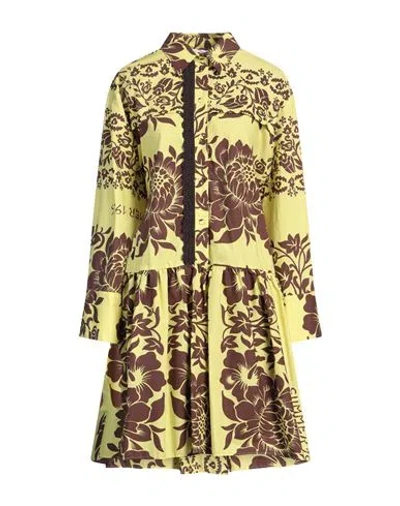 Beatrice B Beatrice .b Woman Midi Dress Yellow Size 8 Cotton