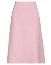 Beatrice B Beatrice .b Woman Midi Skirt Lilac Size 6 Wool, Polyamide In Pink