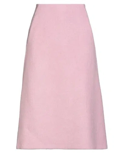 Beatrice B Beatrice .b Woman Midi Skirt Lilac Size 6 Wool, Polyamide In Purple