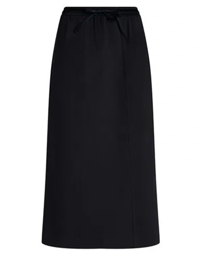 Beatrice B Beatrice .b Woman Midi Skirt Midnight Blue Size 4 Viscose, Nylon, Elastane In Black