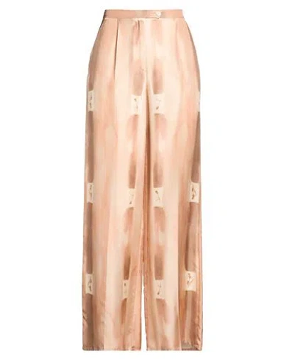 Beatrice B Beatrice .b Woman Pants Antique Rose Size 8 Silk In Pink