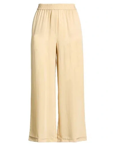 Beatrice B Beatrice .b Woman Pants Beige Size 2 Cupro In Yellow