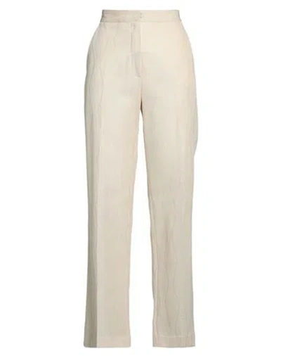 Beatrice B Beatrice .b Woman Pants Beige Size 6 Cotton