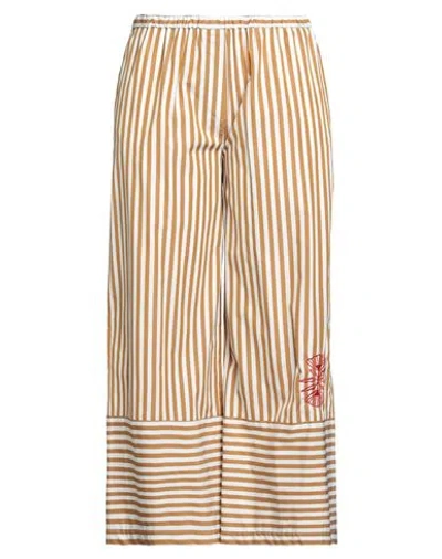 Beatrice B Beatrice .b Woman Pants Camel Size 10 Cotton