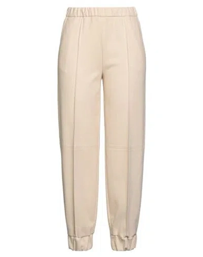 Beatrice B Beatrice .b Woman Pants Cream Size 6 Polyester, Cotton, Elastane In White