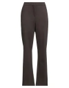 Beatrice B Beatrice .b Woman Pants Dark Brown Size 12 Viscose, Nylon, Elastane