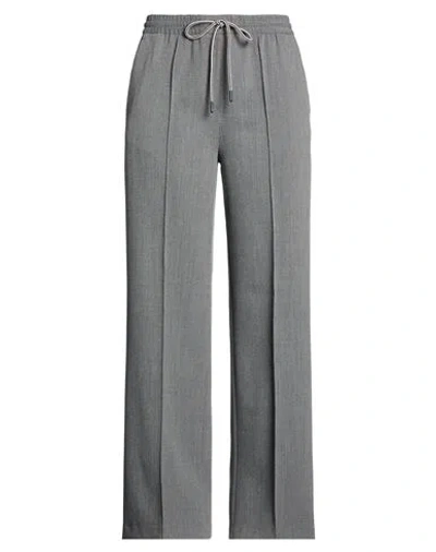 Beatrice B Beatrice .b Woman Pants Grey Size 8 Polyester, Viscose, Elastane In Gray