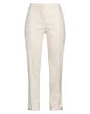 Beatrice B Beatrice .b Woman Pants Ivory Size 4 Cotton, Polyamide, Elastane In White