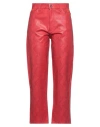 Beatrice B Beatrice .b Woman Pants Red Size 31 Viscose, Polyurethane In Red