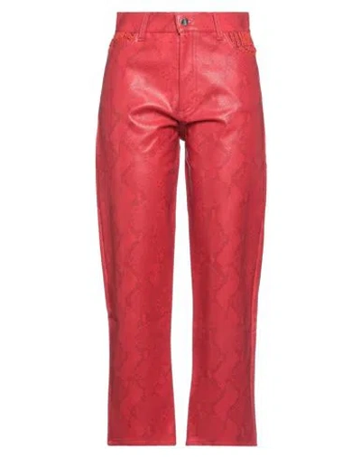 Beatrice B Beatrice .b Woman Pants Red Size 31 Viscose, Polyurethane