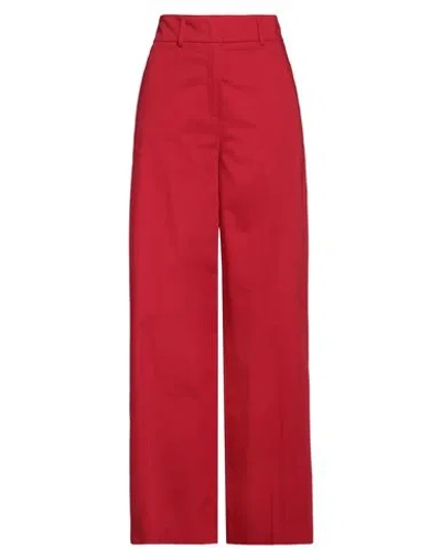 Beatrice B Beatrice .b Woman Pants Red Size 4 Cotton, Elastane