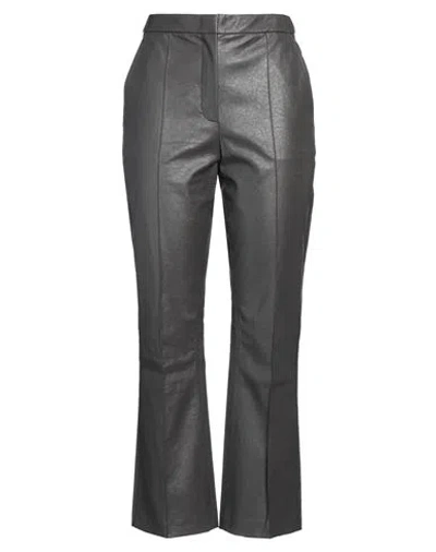 Beatrice B Beatrice .b Woman Pants Steel Grey Size 4 Polyurethane, Viscose, Metal
