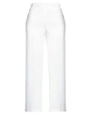 Beatrice B Beatrice .b Woman Pants White Size 4 Cotton, Elastane
