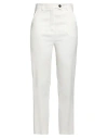 Beatrice B Beatrice .b Woman Pants White Size 4 Viscose, Polyester, Elastane In White