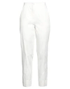Beatrice B Beatrice .b Woman Pants White Size 6 Cotton, Elastane