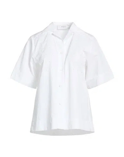 Beatrice B Beatrice .b Woman Shirt Off White Size 6 Cotton, Polyester