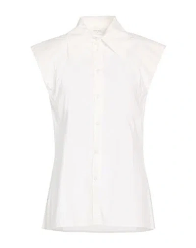 Beatrice B Beatrice .b Woman Shirt White Size 4 Cotton, Elastane