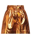 Beatrice .b Woman Shorts & Bermuda Shorts Bronze Size 6 Cotton In Yellow