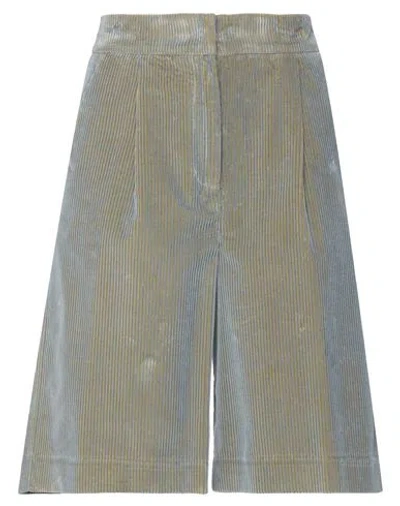 Beatrice B Beatrice .b Woman Shorts & Bermuda Shorts Grey Size 2 Cotton
