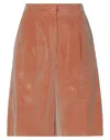 Beatrice B Beatrice .b Woman Shorts & Bermuda Shorts Orange Size 4 Cotton