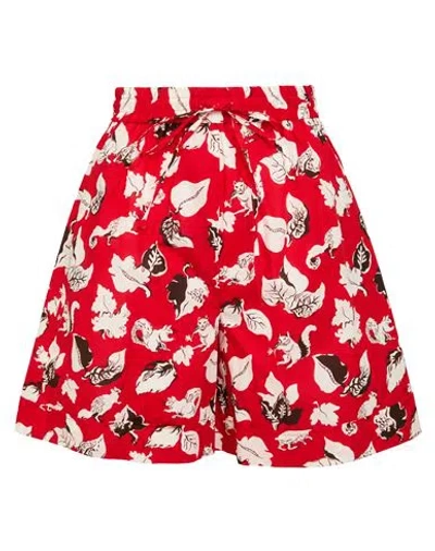 Beatrice B Beatrice .b Woman Shorts & Bermuda Shorts Red Size 4 Cotton