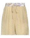 Beatrice B Beatrice .b Woman Shorts & Bermuda Shorts Sand Size 2 Viscose, Silk In Beige